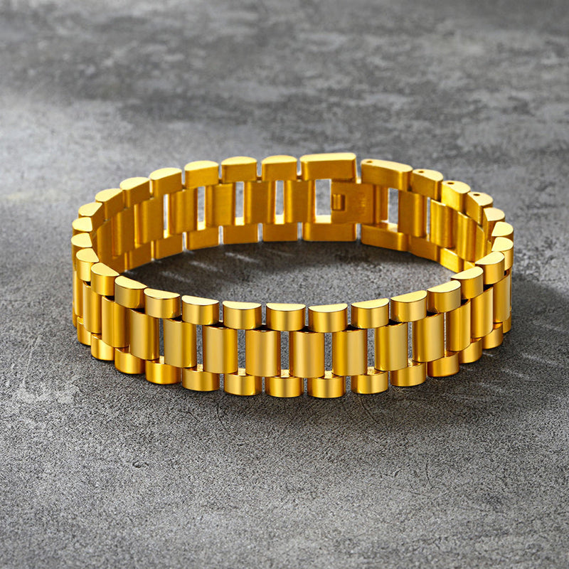 15mm Chunky Watch Band Chain Bracelet Watch Strap Bracelet for