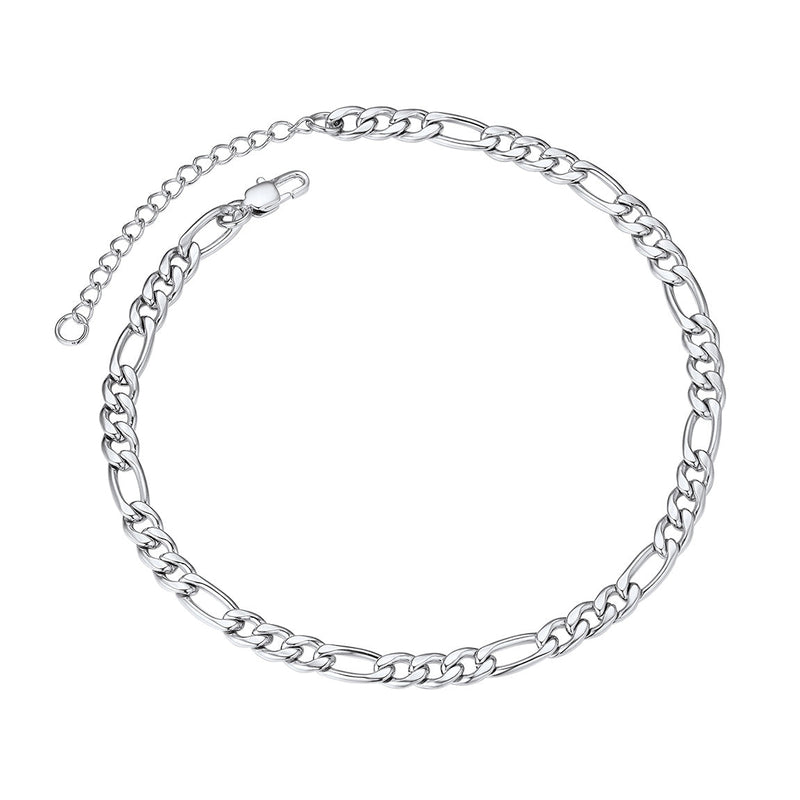 5mm Classic Figaro Link Anklet Bracelet for