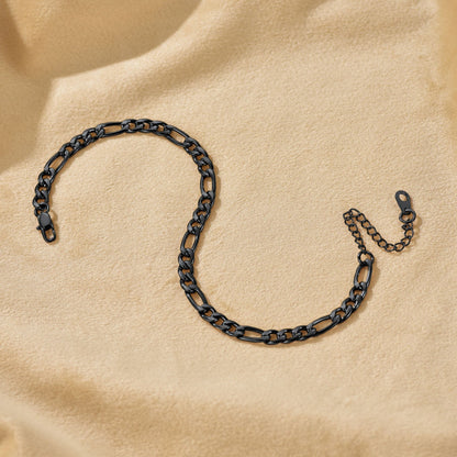 5mm Classic Figaro Link Anklet Bracelet for