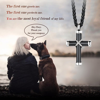 Customized Cross Cremation Urn Necklace Memorial Jewelry for