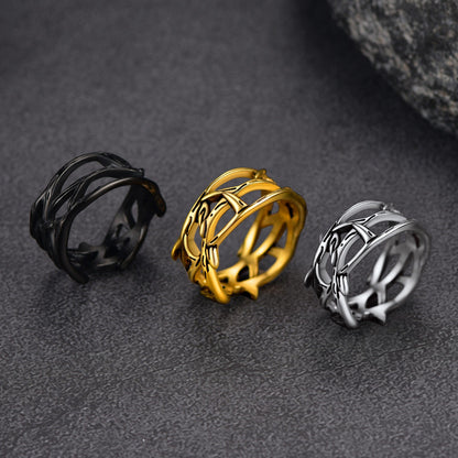 Christian Jesus Crown of Thorns Ring for