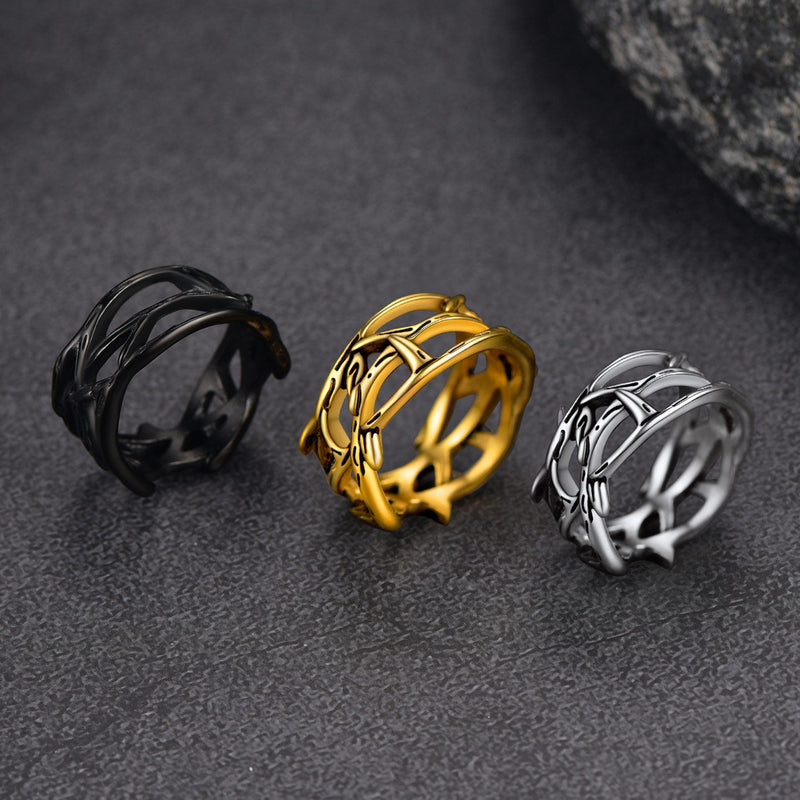 Christian Jesus Crown of Thorns Ring for