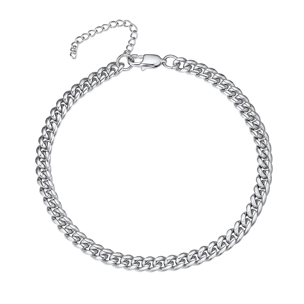 Cuban Chain Anklet Summer Beach Jewelry for