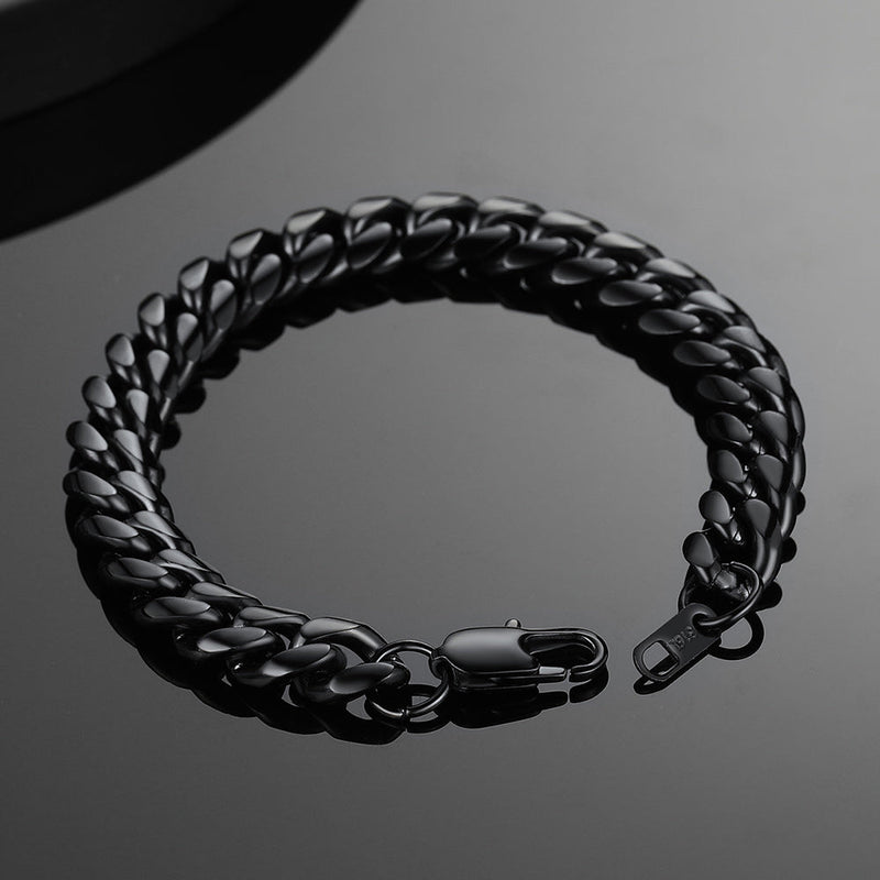 Stainless Steel Cuban Link Curb Bracelet for