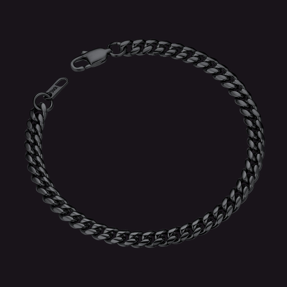 Stainless Steel Cuban Link Curb Bracelet for