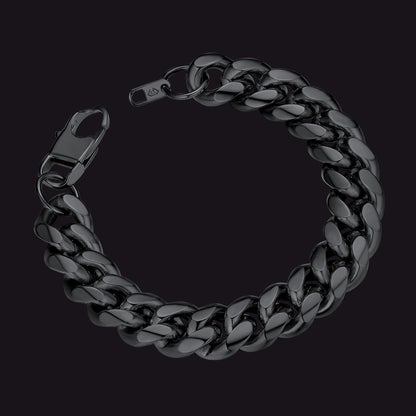 Stainless Steel Cuban Link Curb Bracelet for