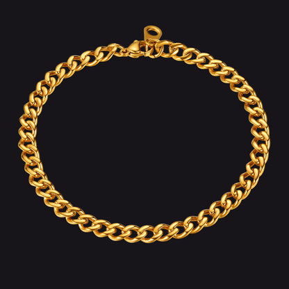 Thick Cuban Chain Link Bracelet for 5/7/9/12mm Width
