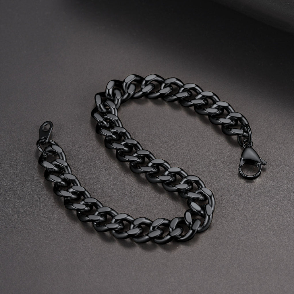 Thick Cuban Chain Link Bracelet for 5/7/9/12mm Width