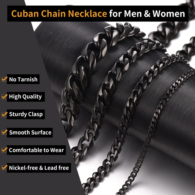 Chunky Miami Curb Cuban Link Chain Necklace for