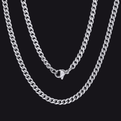 Chunky Miami Curb Cuban Link Chain Necklace for