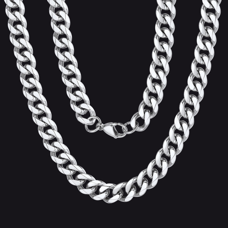 Chunky Miami Curb Cuban Link Chain Necklace for