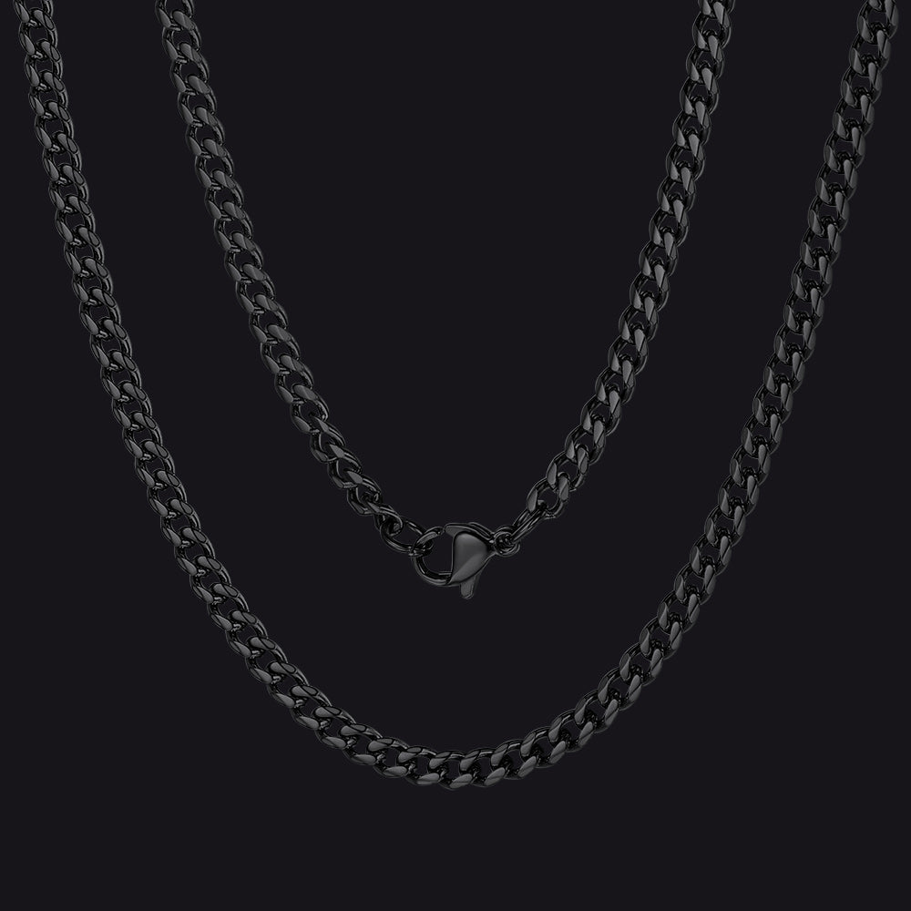 Chunky Miami Curb Cuban Link Chain Necklace for