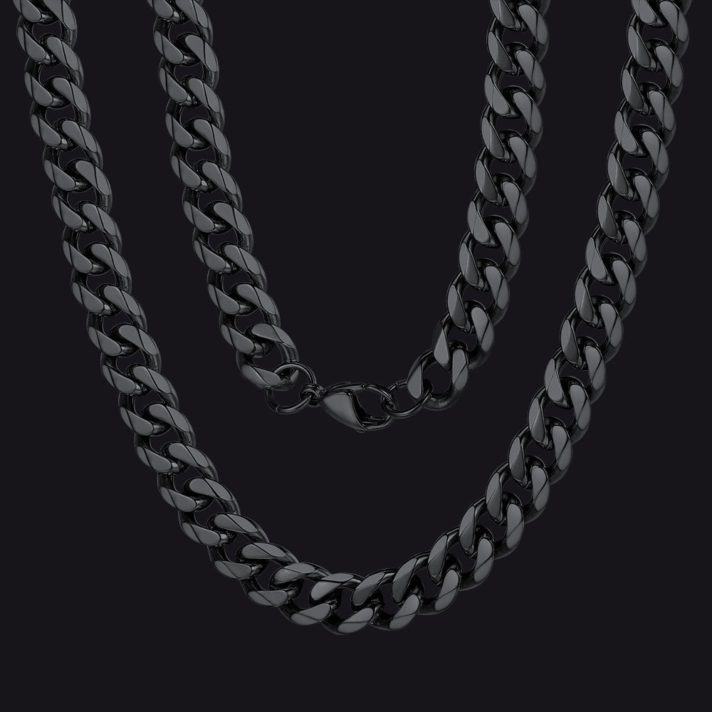 Chunky Miami Curb Cuban Link Chain Necklace for
