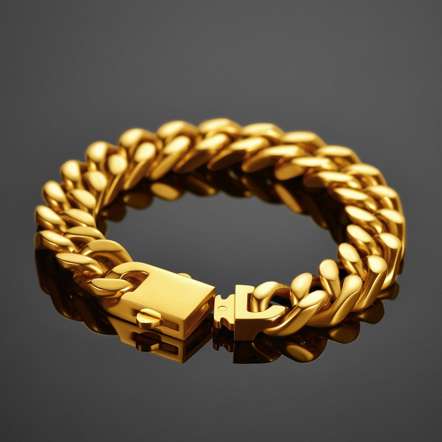 Miami Cuban Link Chain Bracelet 5/7/9/12mm Width for