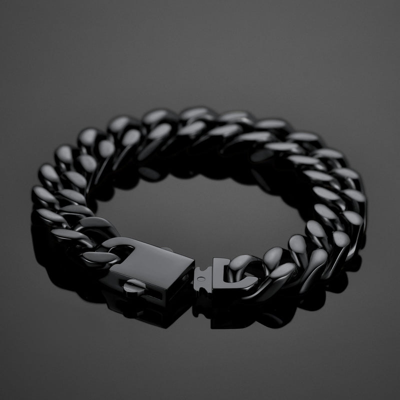 Miami Cuban Chain Bracelet 5/7/9/12mm Width Birthday Gift for