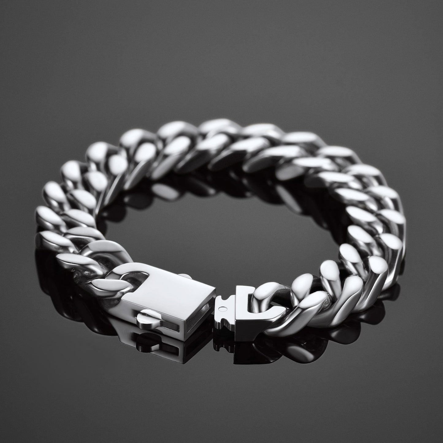 Miami Cuban Chain Bracelet 5/7/9/12mm Width Birthday Gift for