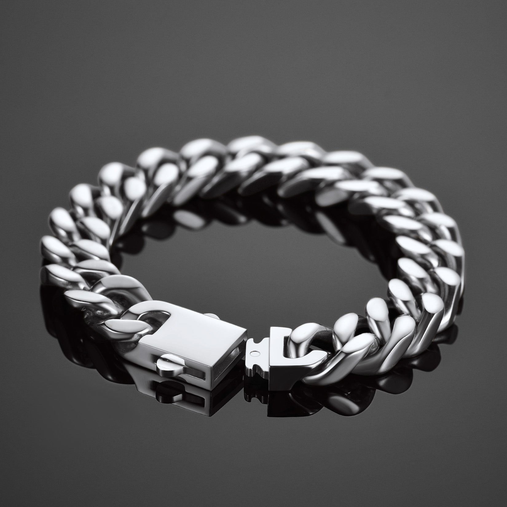 Miami Cuban Chain Bracelet 5/7/9/12mm Width Birthday Gift for