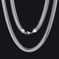 Snake Chain Link Necklace for 8mm
