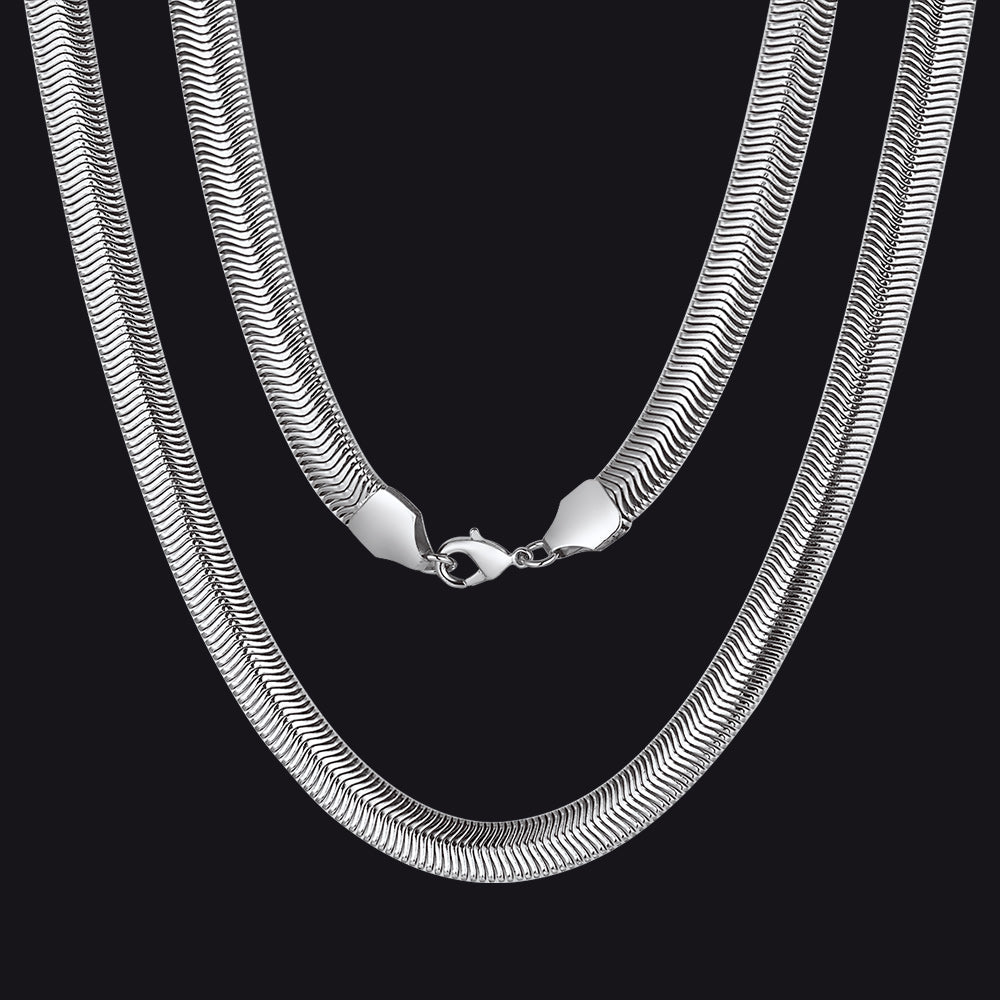 Snake Chain Link Necklace for 8mm