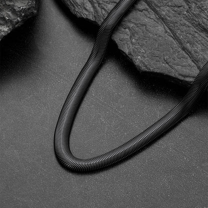 2mm Thin & 8mm Bold Snake Chain Set for