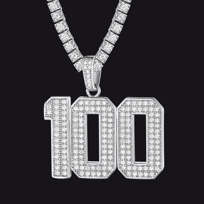 Gameday Custom Jersey Number Necklace With Cz for Sports Fan Cool Gifts