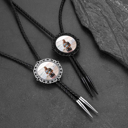 Customized Memorial Wedding Photo Bolo Ties for