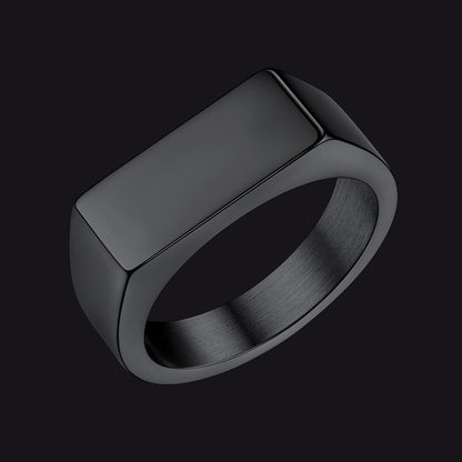 Customized Minimalist Band Ring for