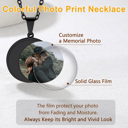 Customized Memorial Pet Picture Necklace for