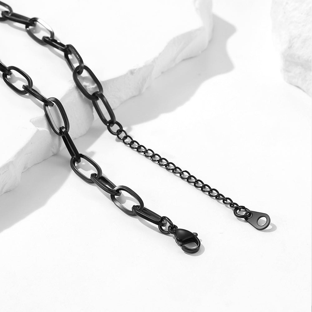 Paperclip Chain Anklet Bracelet for , 2/3/6mm Width