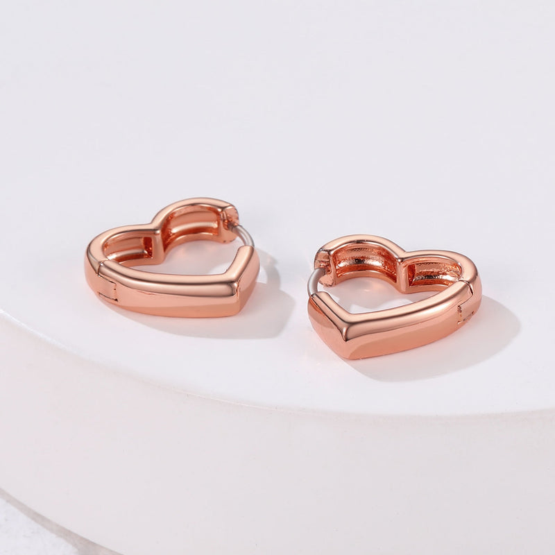 Dainty Heart-shaped Earrings for