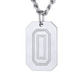 Custom Baseball Jersey Number Dog Tag Necklace for Sport