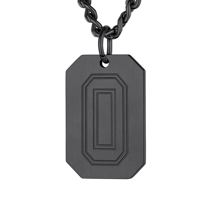 Custom Baseball Jersey Number Dog Tag Necklace for Sport