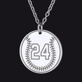 Custom Sports Necklace Jersey Number for & Sport Fans