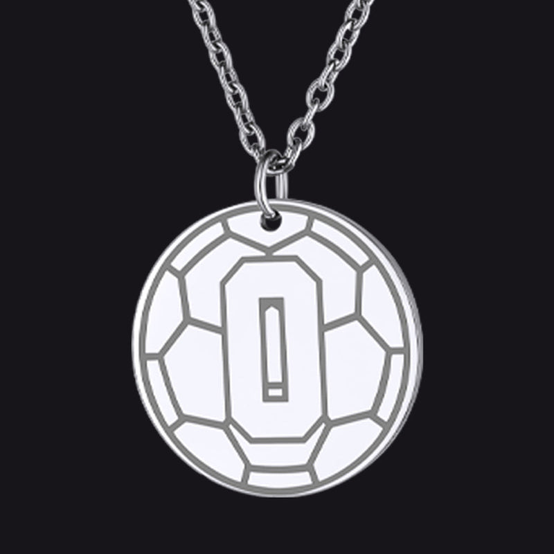 Custom Sports Necklace Jersey Number for & Sport Fans