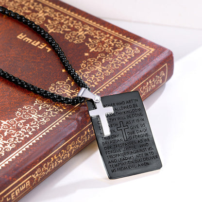 Crucifix Cross Pendant Necklace Religious Amulet Jewelry