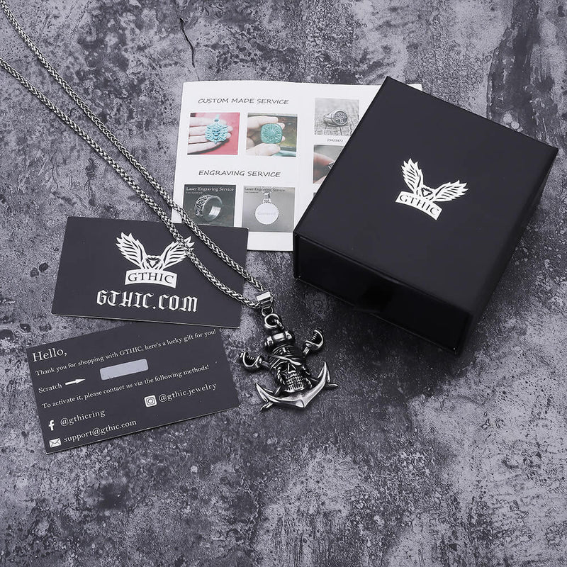 Death Pirate Stainless Steel Pendant