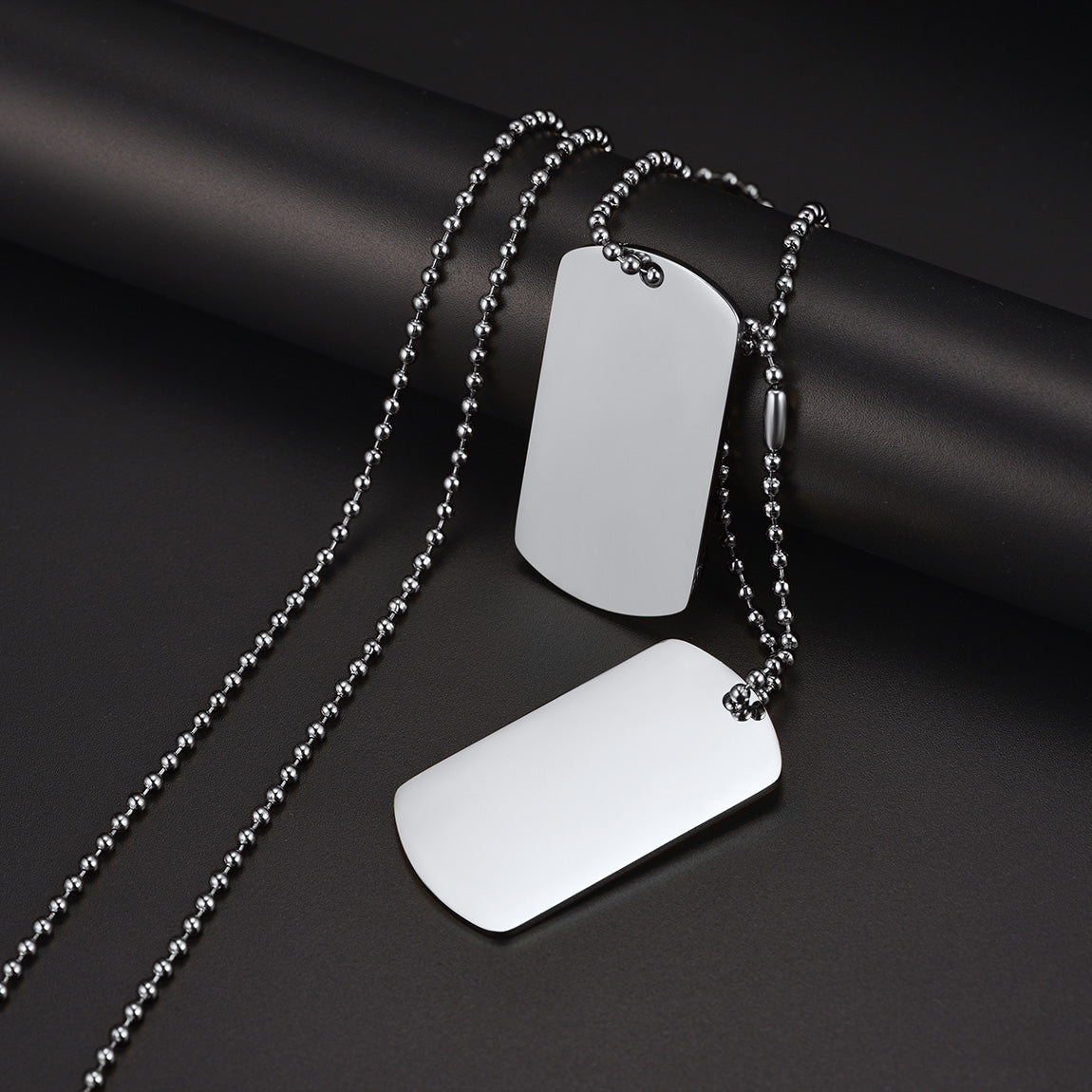 Custom Military Double Dog Tag Necklace Gift for