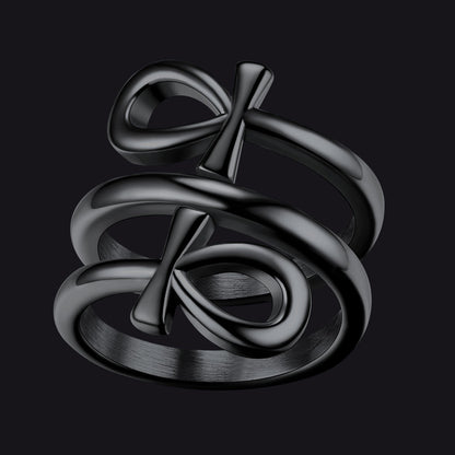 Egyptian Ankh Cross Rings Amulet Jewelry for