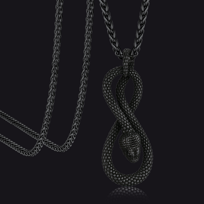 Gothic Eight Pythons Chain Armor Necklace for