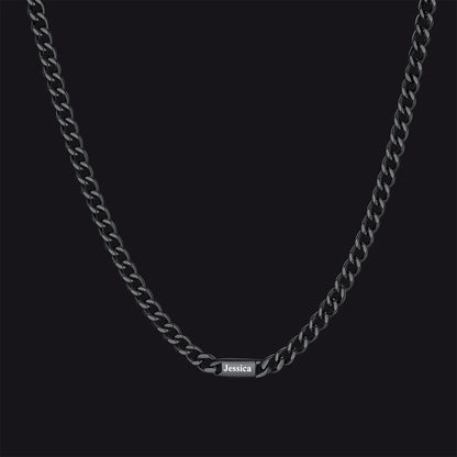 To My Engraved Name Chain Necklace, Birthday or Anniversary Gift for Him