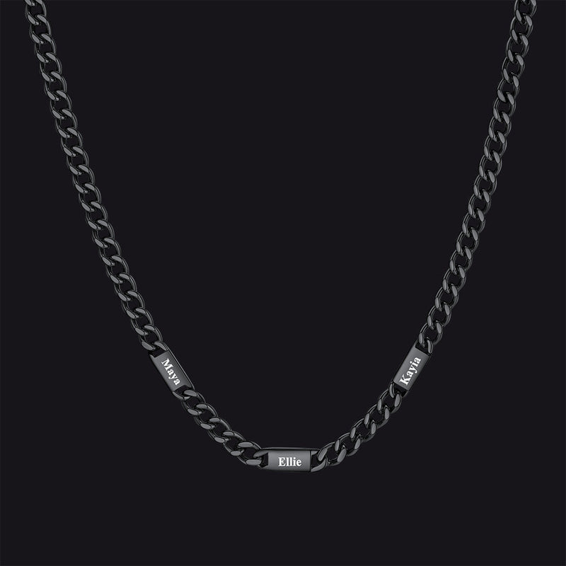 To My Engraved Name Chain Necklace, Birthday or Anniversary Gift for Him