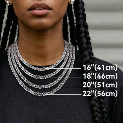 Custom Cuban Link Chains With Names Necklace for , 5/7/9mm Width