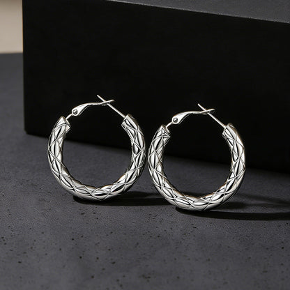 30/40/60/80mm Simple Oversized Hoops Earrings for