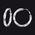 Thick Hoops Loop Earrings for 30/40/60/80mm