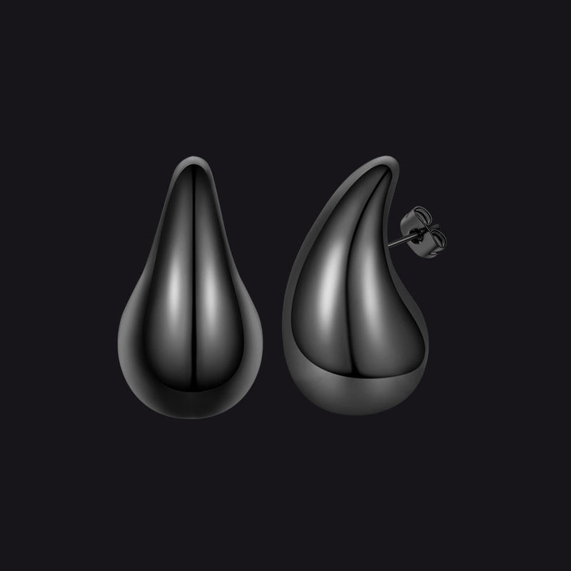 Water Droplets Stud Earrings for 10/20/30mm