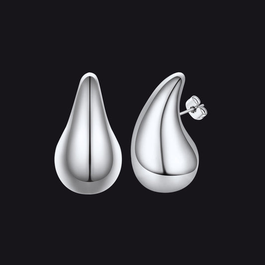 Water Droplets Stud Earrings for 10/20/30mm