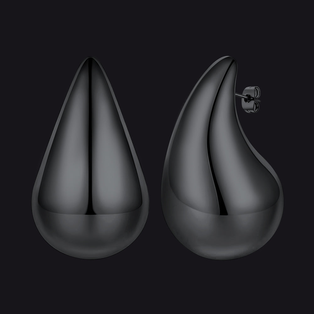 Water Droplets Stud Earrings for 10/20/30mm