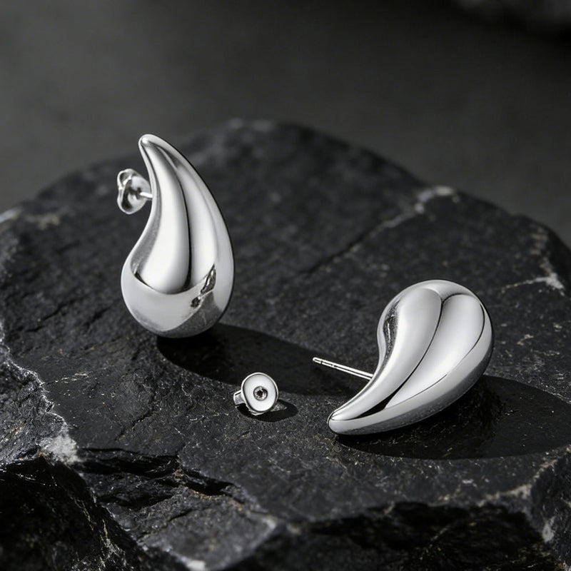 Water Droplets Stud Earrings for 10/20/30mm