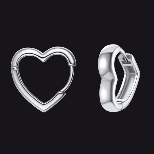 Dainty Heart-shaped Earrings for