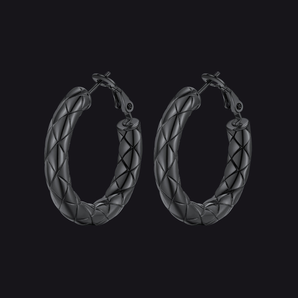 30/40/60/80mm Simple Oversized Hoops Earrings for